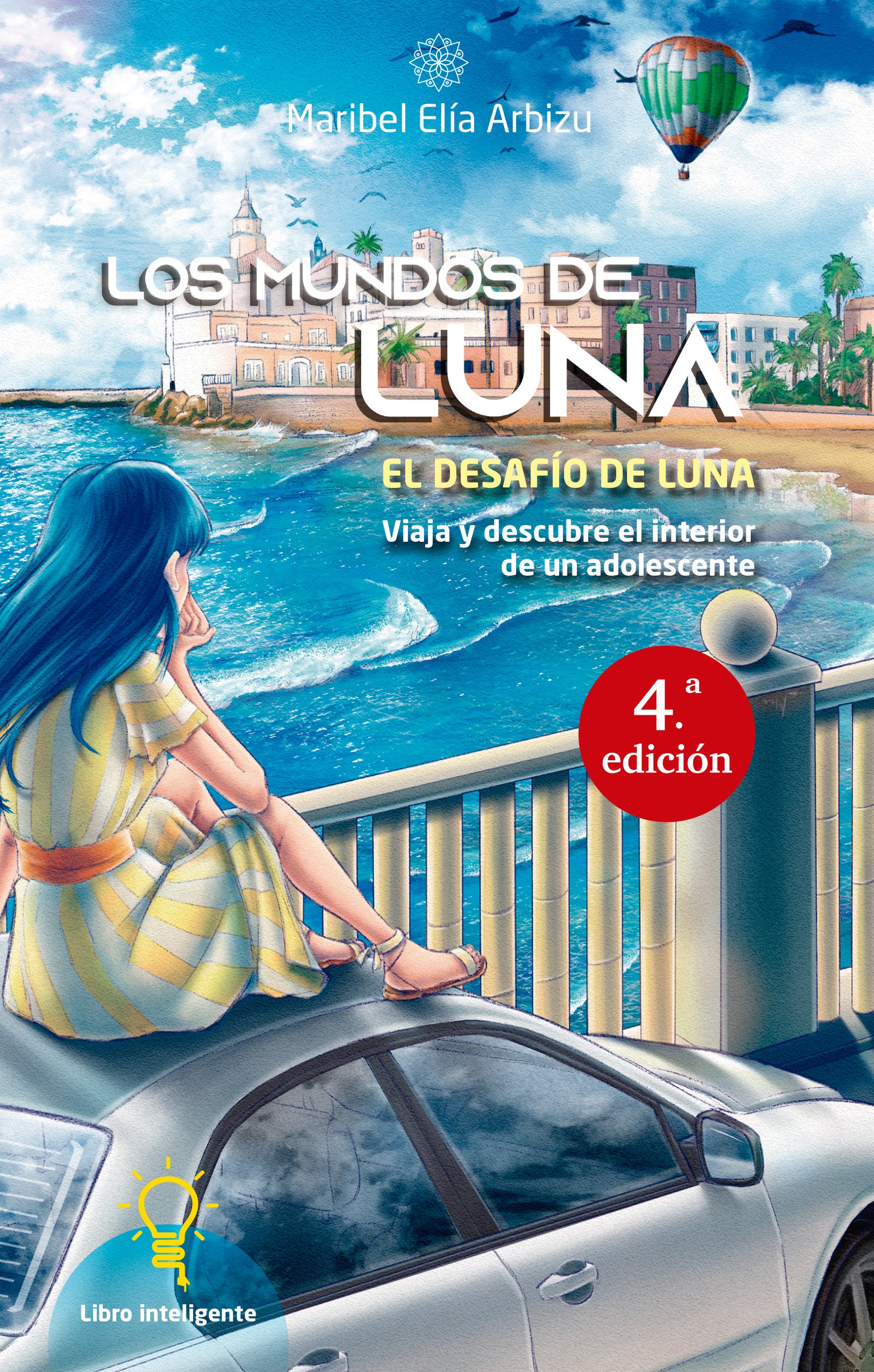 Portada del libro El desafío de Luna, saga Los Mundos de Luna